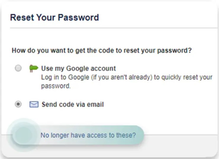 Reset the Facebook Account Password
