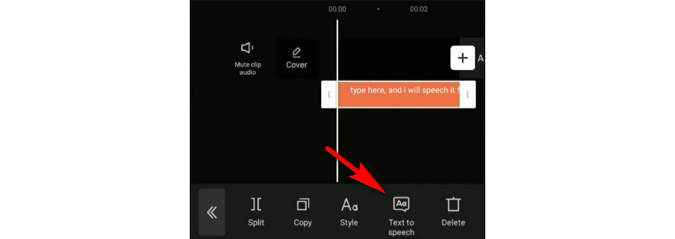 Do Text-to-speech in CapCut