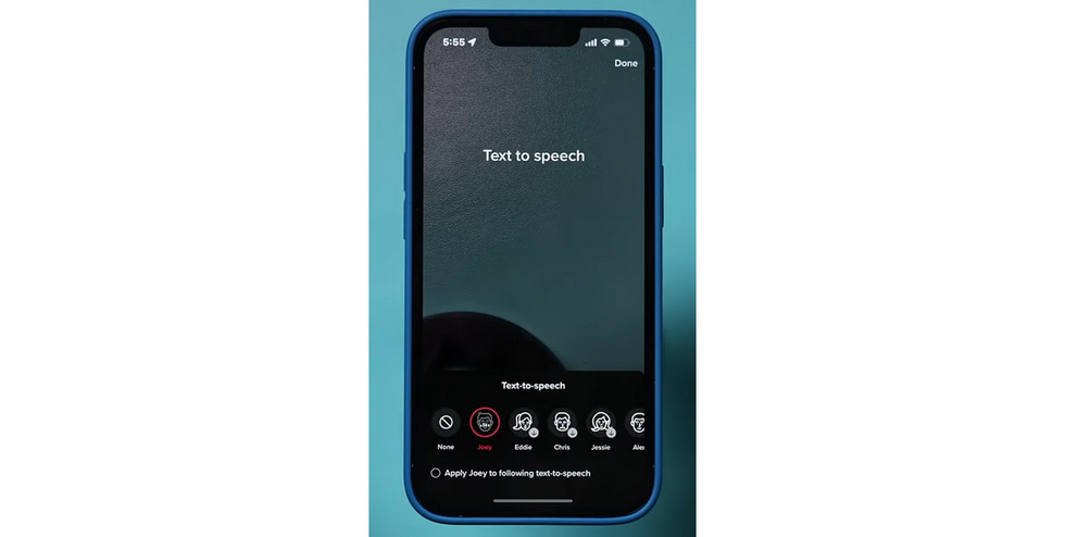 Do Text-to-Speech in TikTok