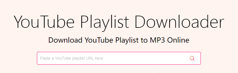 U2B YouTube Playlist Downloader