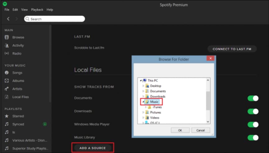 Upload Music to Spotify