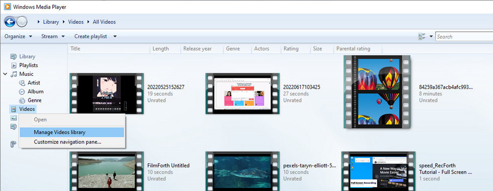 Play VOB in Windows Media Player