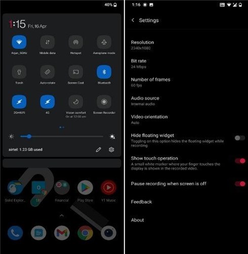 Android Native Screen Recorder