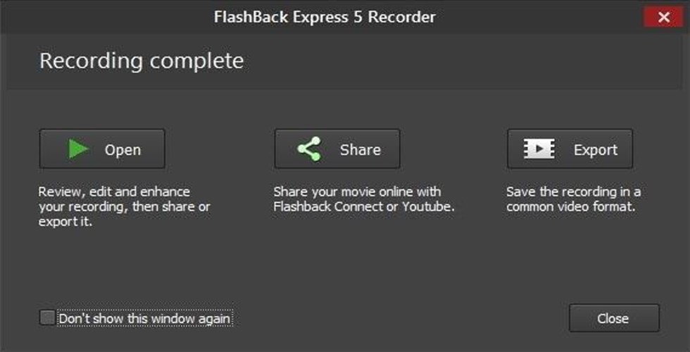 Flashback Back Screen Recorder for Desktop