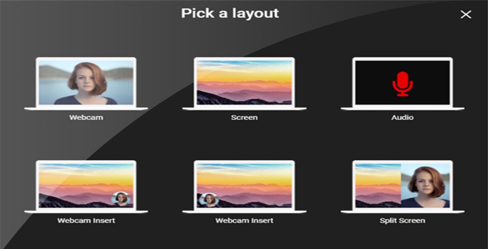 Flixier Screen Recorder with Facecam and Audio