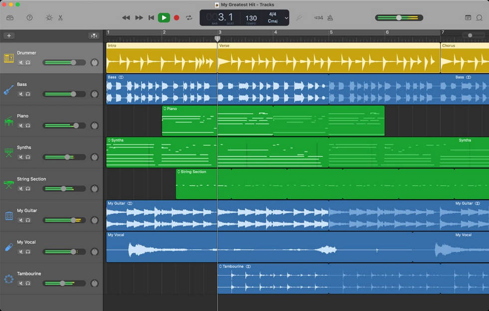 GarageBand Music Maker Software