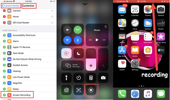 iOS Build-in Screen Recorder