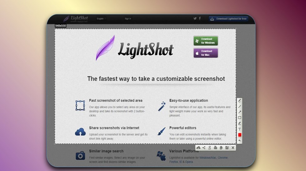 Lightshot Screen Recorder for Desktop