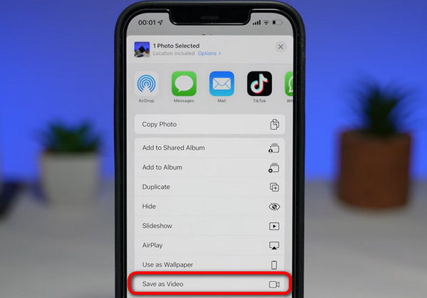 Save Live Photo as Video
