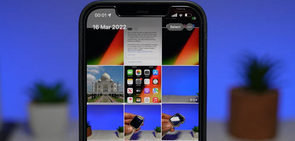 Select the Live Photo