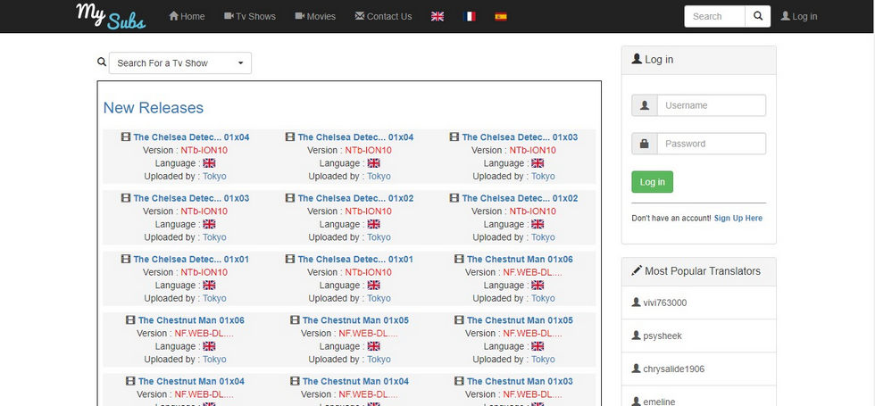 MySubs Website