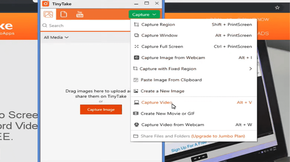 TinyTake Screen Recorder