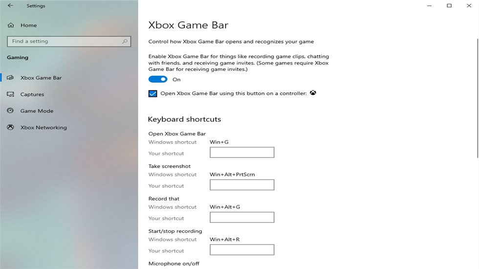 Xbox Game bar Hidden Screen Recorder