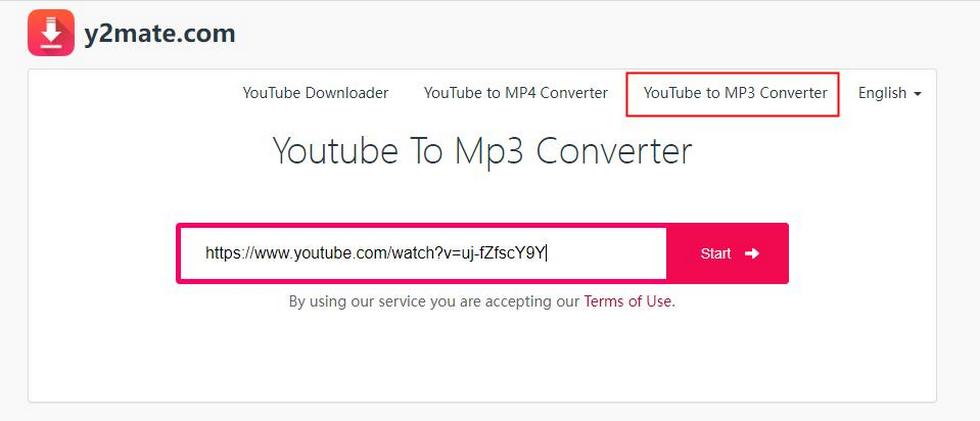 Convert YouTube Video to MP3 Y2mate