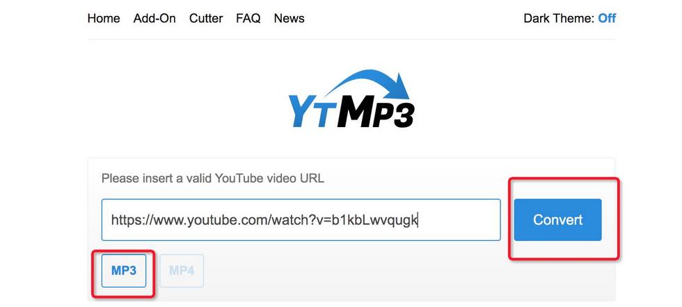 Convert YouTube Video YTMP3