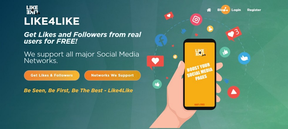 Like4Like.org Facebook Likes