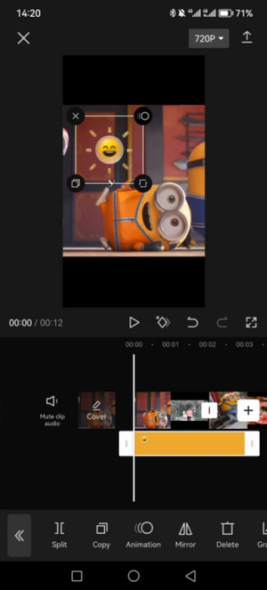 Edit GIF Animation in CapCut
