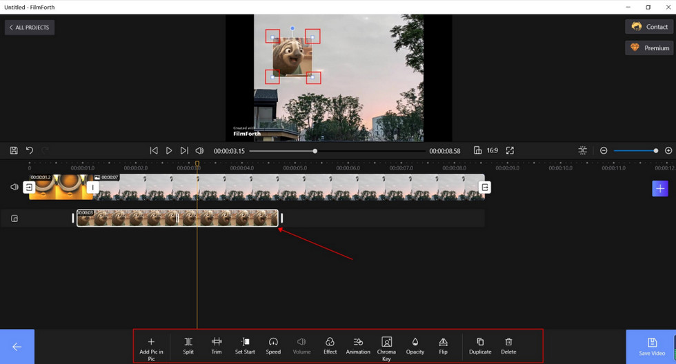Custom GIFs in FilmForth