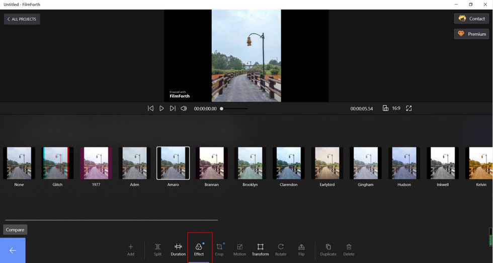 Color Your Video and Add Transitions in FilmForth