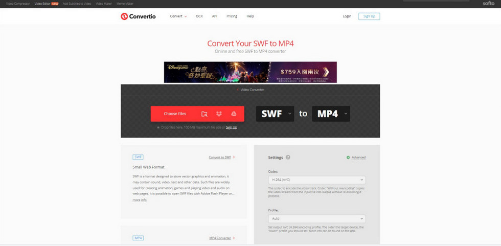 Open the Official Convertio Website