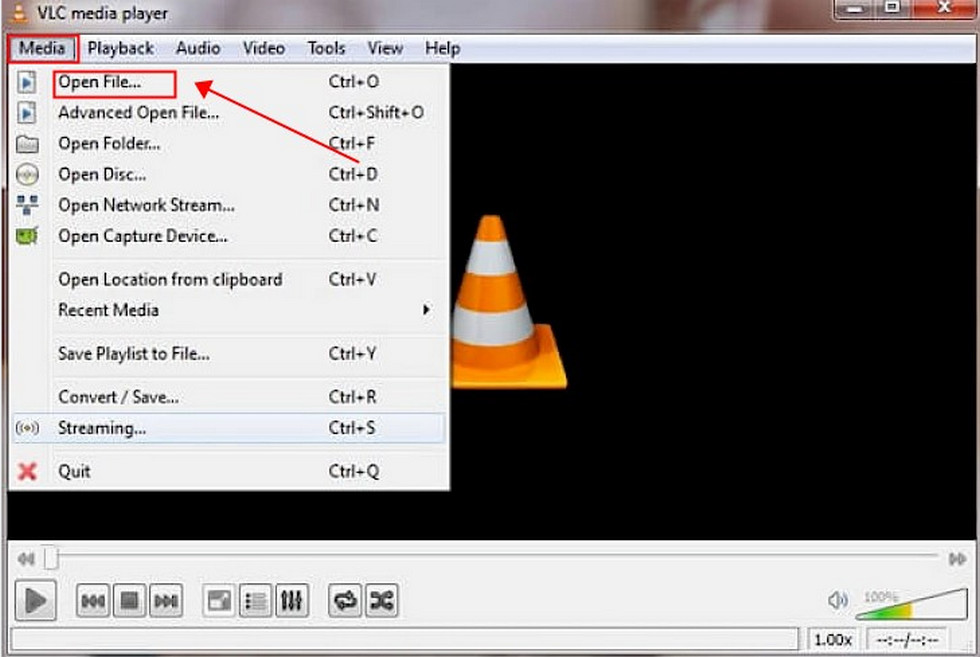 Open the SWF File in VLC Media Player