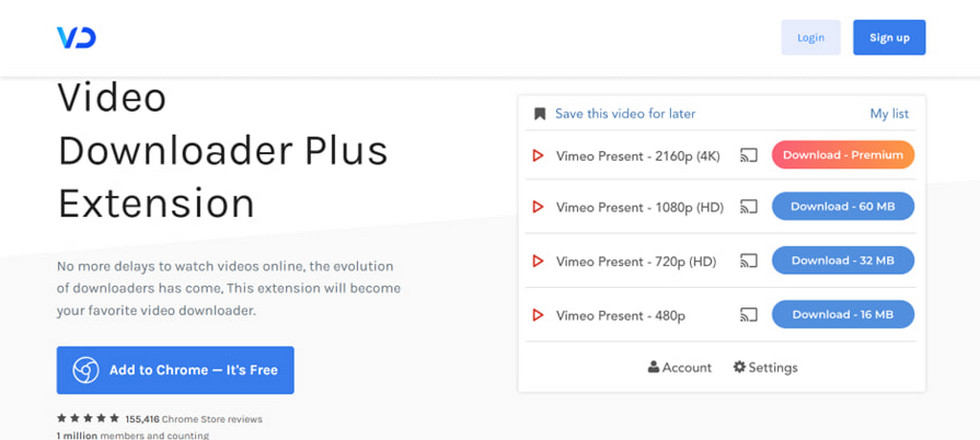 Video Downloader Plus Facebook Story Downloader Extension