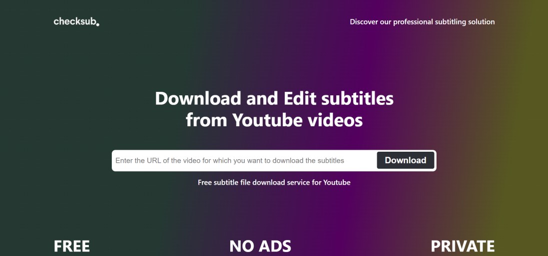 Checksub Online Subtitle Downloader