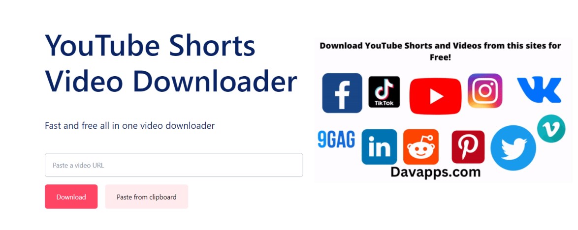 Davapps YouTube Shorts Downloader