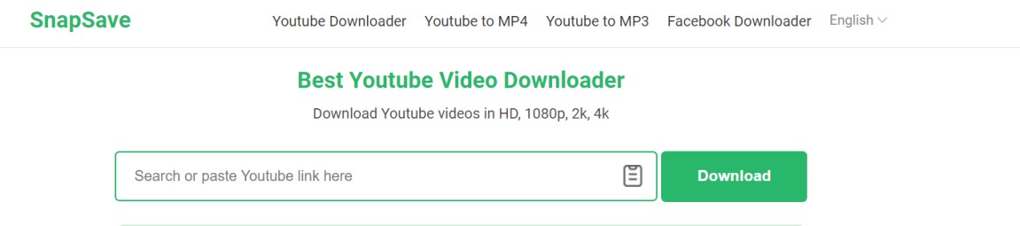 SnapSave YouTube Shorts Downloader