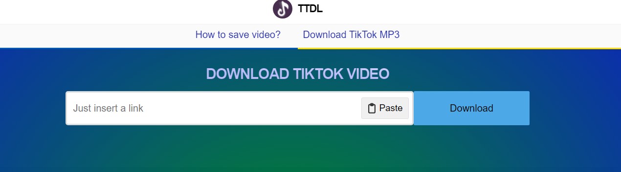 TTDL TikTok Video Downloader