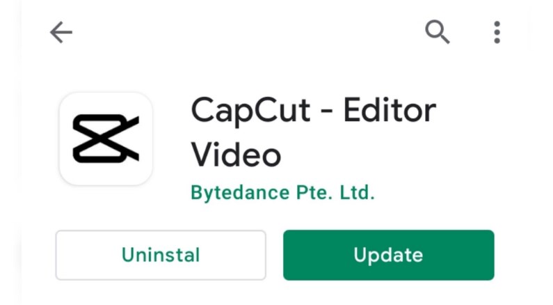 Update CapCut app