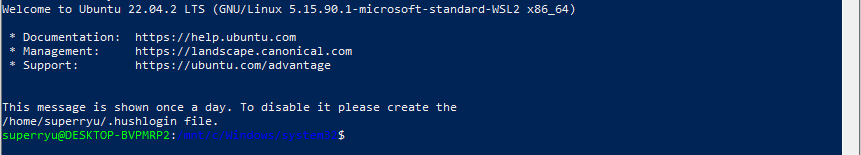 Windows Subsystem for Linux